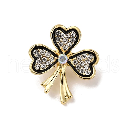 Zinc Alloy Rhinestone  Lapel Pins for Backpack Clothes JEWB-D305-02E-G-1