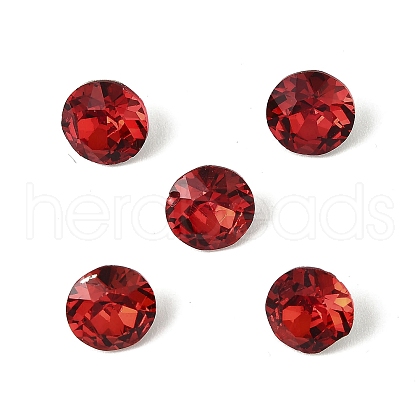 Glass Rhinestone Cabochons GLAA-A018-8mm-227-1