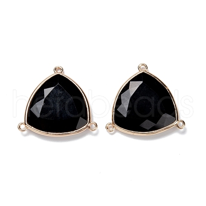 Natural Obsidian Chandelier Component Link G-D058-07G-E-1