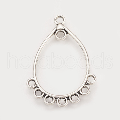 Tibetan Style Alloy Chandelier Components TIBEP-S312-20AS-RS-1