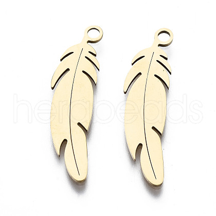 201 Stainless Steel Pendants STAS-T044-205G-1