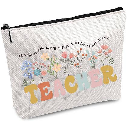 Polycotton Custom Canvas Storage Bags ABAG-WH0029-075-1