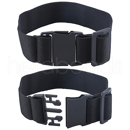 Polyester Elastic Invisible Waist Belt AJEW-WH0348-287-1