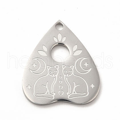 Non-Tarnish 304 Stainless Steel Pendants STAS-F290-16P-1