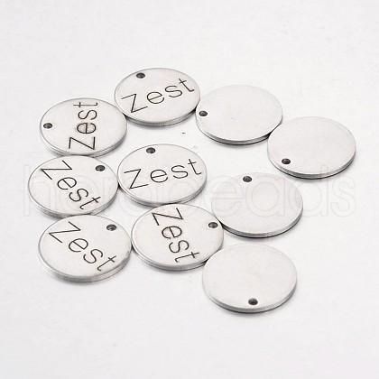 Non-Tarnish Stainless Steel Pendants STAS-O078-C01-1
