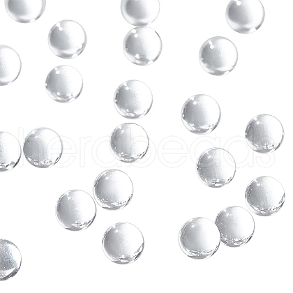  100Pcs Natural Quartz Sphere Beads G-NB0005-51B-1