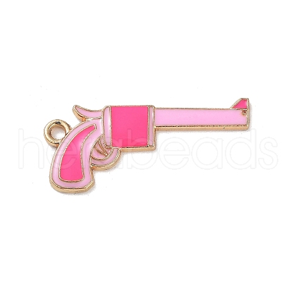 West Cowboy Theme Golden Plated Alloy Enamel Pendants FIND-B036-02A-1