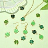 20Pcs 4 Styles Rack Plating Alloy Enamel Pendants FIND-YW0004-75-4