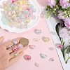 SOFPLATE 120Pcs 15 Styles Transparent Acrylic Beads TACR-SP0001-15-3