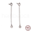 925 Sterling Silver Chain Extenders STER-D036-33AS-3