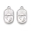 304 Stainless Steel Pendants STAS-T065-12P-1