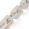 Handmade Acrylic Cable Chains AJEW-JB00674-10-2