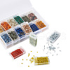 Silver Lined Glass Bugle Beads SEED-TA0001-02-6