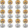 SUNNYCLUE 40Pcs 2 Colors Brass Spacer Beads KK-SC0003-97-1