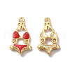 Alloy Enamel Pandants ENAM-K067-48KCG-02-1