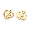 304 Stainless Steel Pendants STAS-N109-199G-2