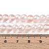Baking Painted Transparent Glass Beads Strands DGLA-N011-6mm-03-4