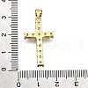 Brass Micro Pave Cubic Zirconia Pendants KK-Z100-32G-3