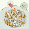 SOFPLATE 120Pcs 3 Colors Alloy European Beads FIND-SP0002-38-6