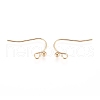 Brass Earring Hooks KK-L198-001G-1