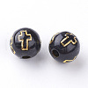 Plating Acrylic Beads X-PACR-Q113-13-2