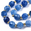 Natural Dolomite Beads Strands G-T131-85A-17-3
