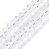 Transparent Glass Beads Strands GLAA-N001-62B-1