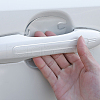 Car Door Handle Bling Plastic Protective Sticker AJEW-WH0518-77-5