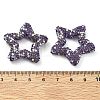 Star Shape Polymer Clay Rhinestone Beads CLAY-NH0001-06N-3