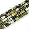 Natural Serpentine Beads Strands G-N346-03A-04-2
