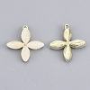 Resin Imitation Cat Eye Pendants X-PALLOY-N154-10-2