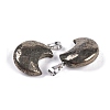 Natural Chalcopyrite Pendants G-Q172-06B-P-2