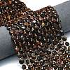 Dyed Natural Red Tiger Eye Beads Strands G-C116-A70-02-1