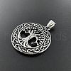Tree of Life Hollow Tree of Life Pendant Stainless Steel Punk Necklace Jewelry HL3986-2