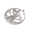 Non-Tarnish 304 Stainless Steel Pendants STAS-K250-06P-3