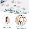 GOMAKERER 250~300Pcs Natural Cowrie Shell Pendants BSHE-GO0001-06-5