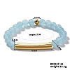 Natural Aquamarine Stretch Bracelets CL6256-7-1