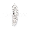 Rack Plating Brass Micro Pave Clear Cubic Zirconia Big Pendants KK-L155-65P-2