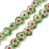 Handmade Millefiori Lampwork Beads Strands LAMP-G166-15C-2