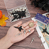 SUNNYCLUE 40Pcs 4 Styles Tibetan Style Alloy Pendants TIBEP-SC0003-04-3
