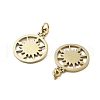 304 Stainless Steel Pendants STAS-D302-08G-2