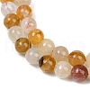 Natural Ferruginous Quartz Beads Strands G-U026-A08-10mm-4