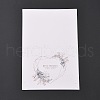 Paper Greeting Card DIY-WH0386-88A-1