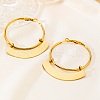 304 Stainless Steel Hoop Earrings EJEW-P315-03G-1