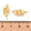Brass Micro Pave Cubic Zirconia Pendants KK-N261-96G-3
