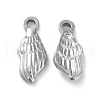 Non-Tarnish 304 Stainless Steel Pendants STAS-P324-07B-P-1