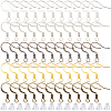SOFPLATE 500Pcs 5 Colors Brass French Earring Hooks KK-SP0001-38-1
