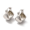 Brass Twist Hoop Earrings for Women EJEW-Q024-10P-1