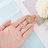 GOMAKERER 1Pc 925 Sterling Silver Finger Ring Components FIND-GO0002-65-5