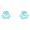 Resin Imitation Pearl Bead Caps RESI-N036-01A-02-3